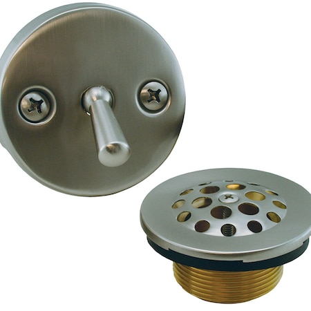 Jones Stephens Brushed Nickel Two-Hole Trip Lever Conversion Kit B5112BN